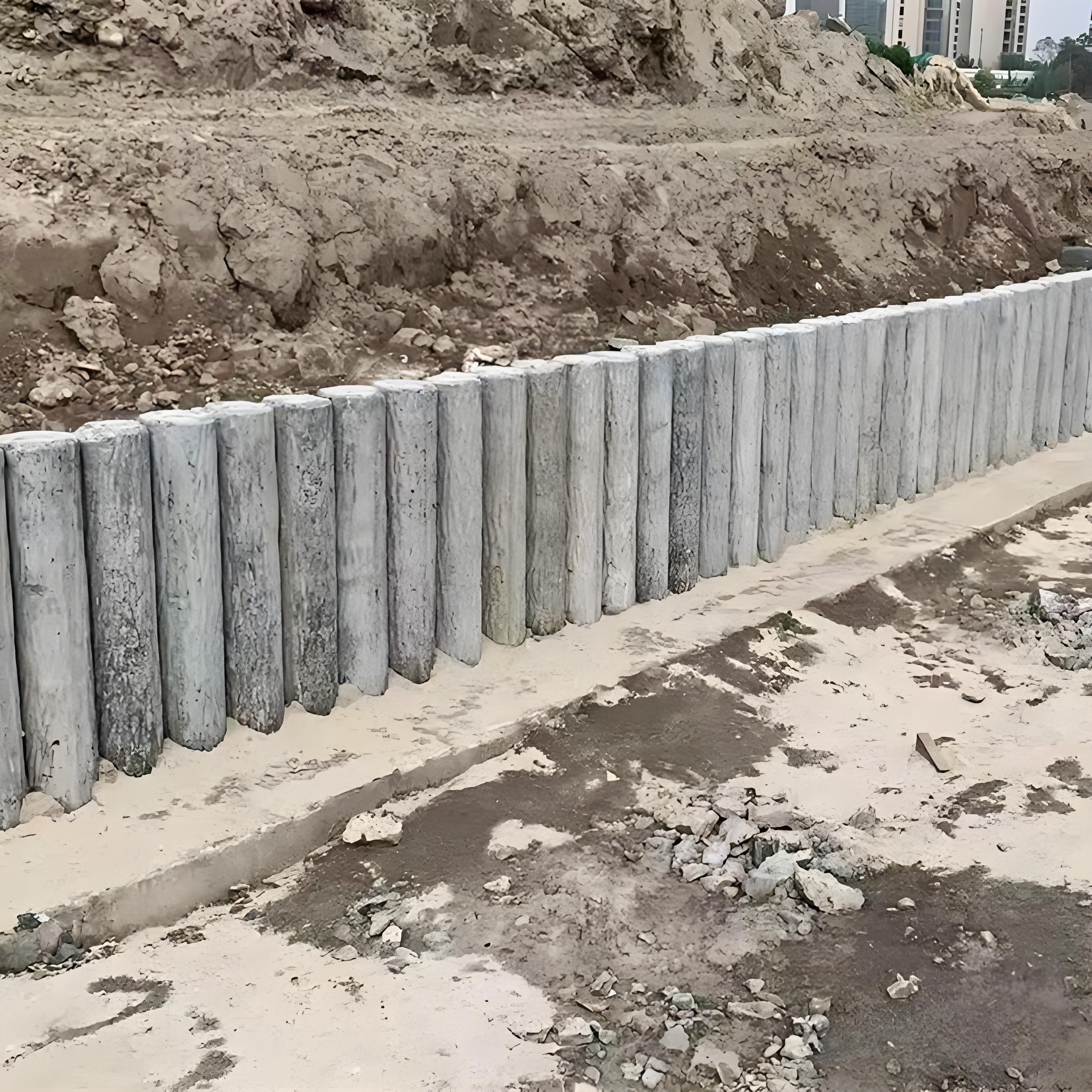 水泥樁批發(fā)廠家泓樺錦嘉 - 打水泥樁的樁間距最小可以是多少？?