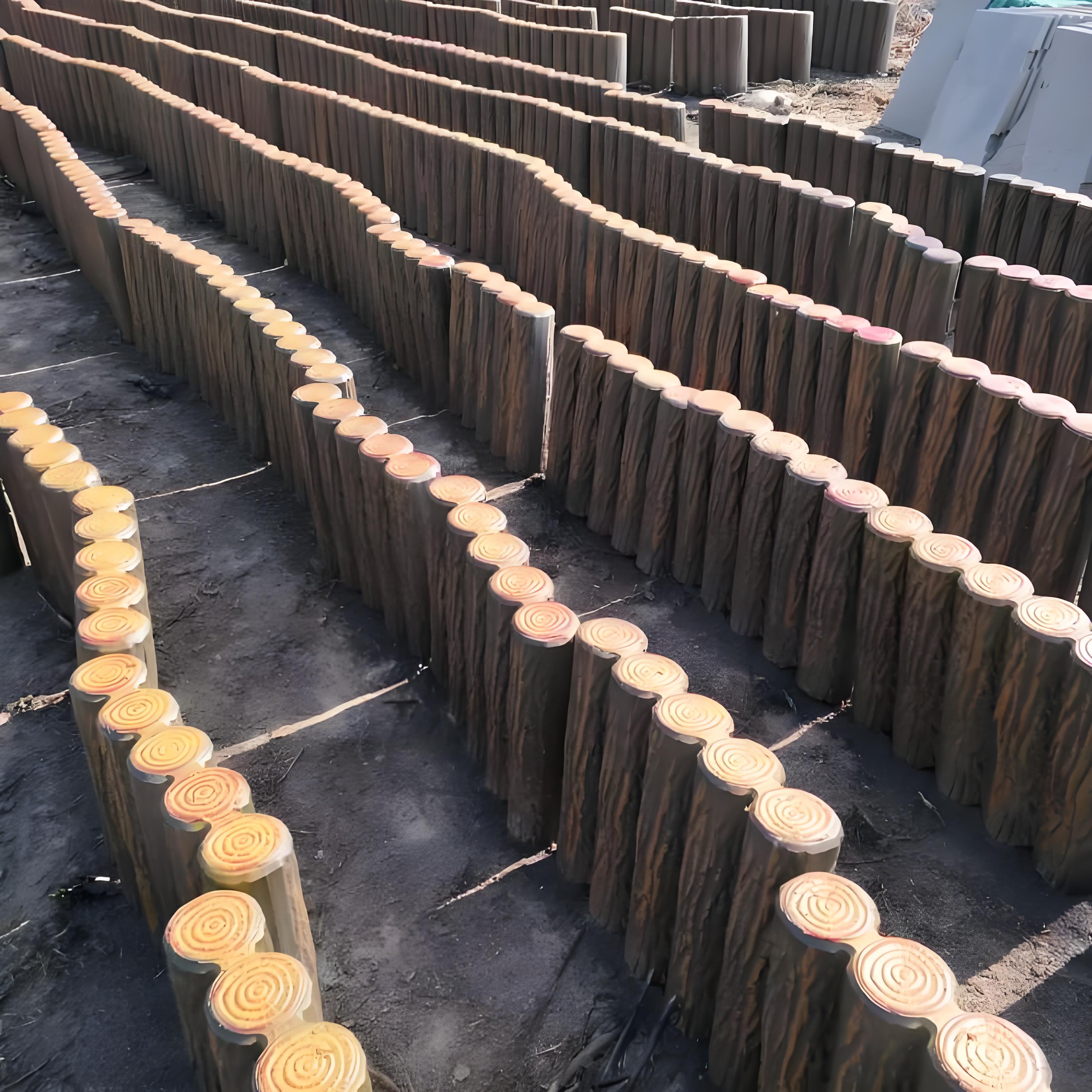 水泥仿木樁施工隊(duì)泓樺錦嘉 - 水泥樁打樁的施工流程有哪些？